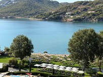 vue de la terrasse du restaurant