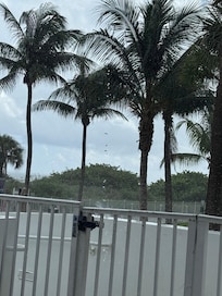 View of the ocean from the bar