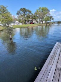 View of theneighborhood looking toward the lake.