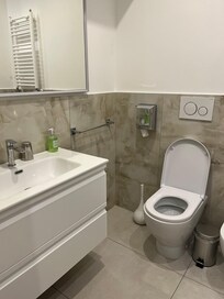 Spacious bathroom
