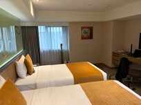 The room was fine, but noticeably lower quality furniture, bedding, and carpet.