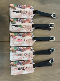 Besties luggage tags