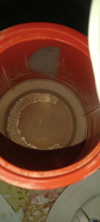 Rusty and dirty kettle