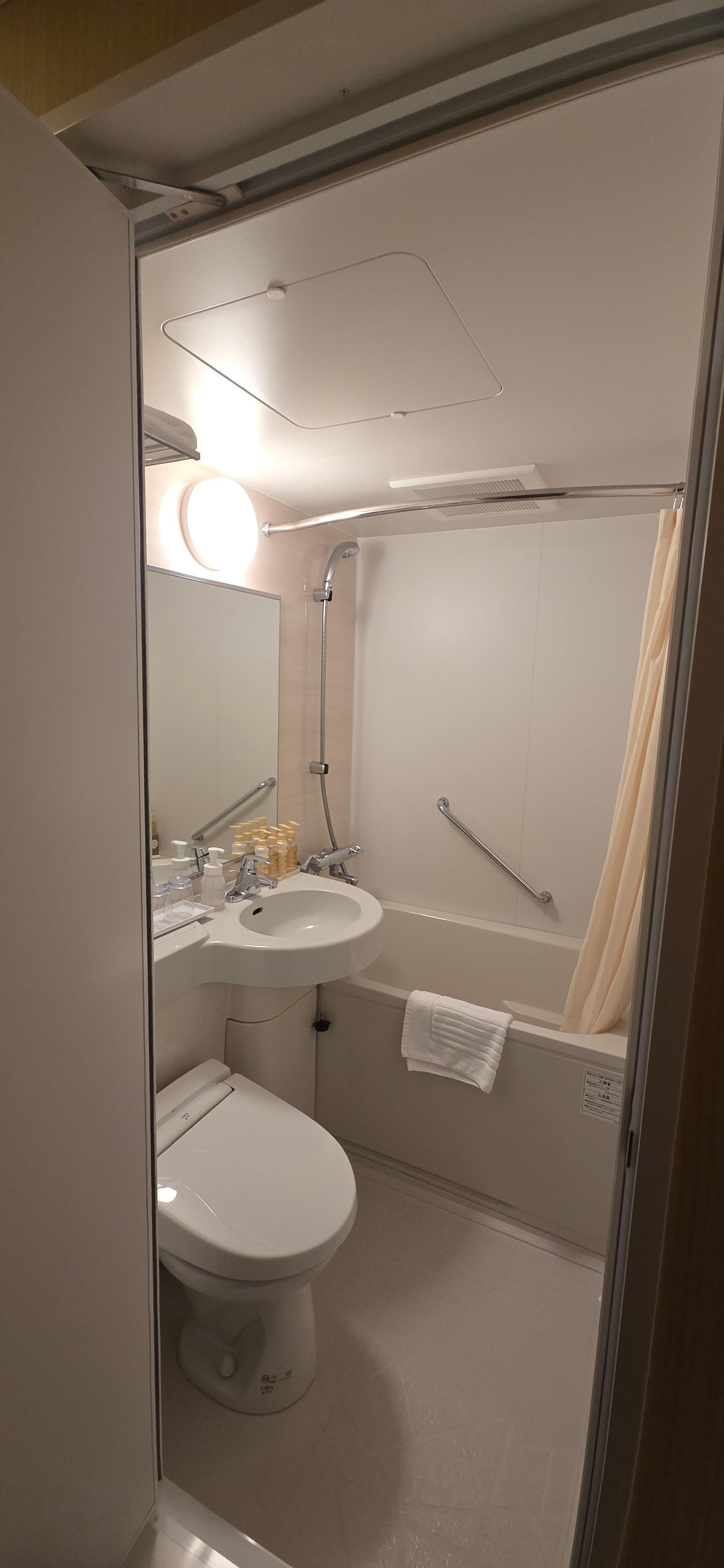 Small but functional bathroom