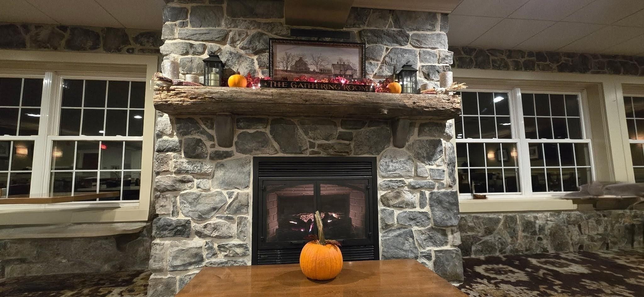 Sitting area in lobby