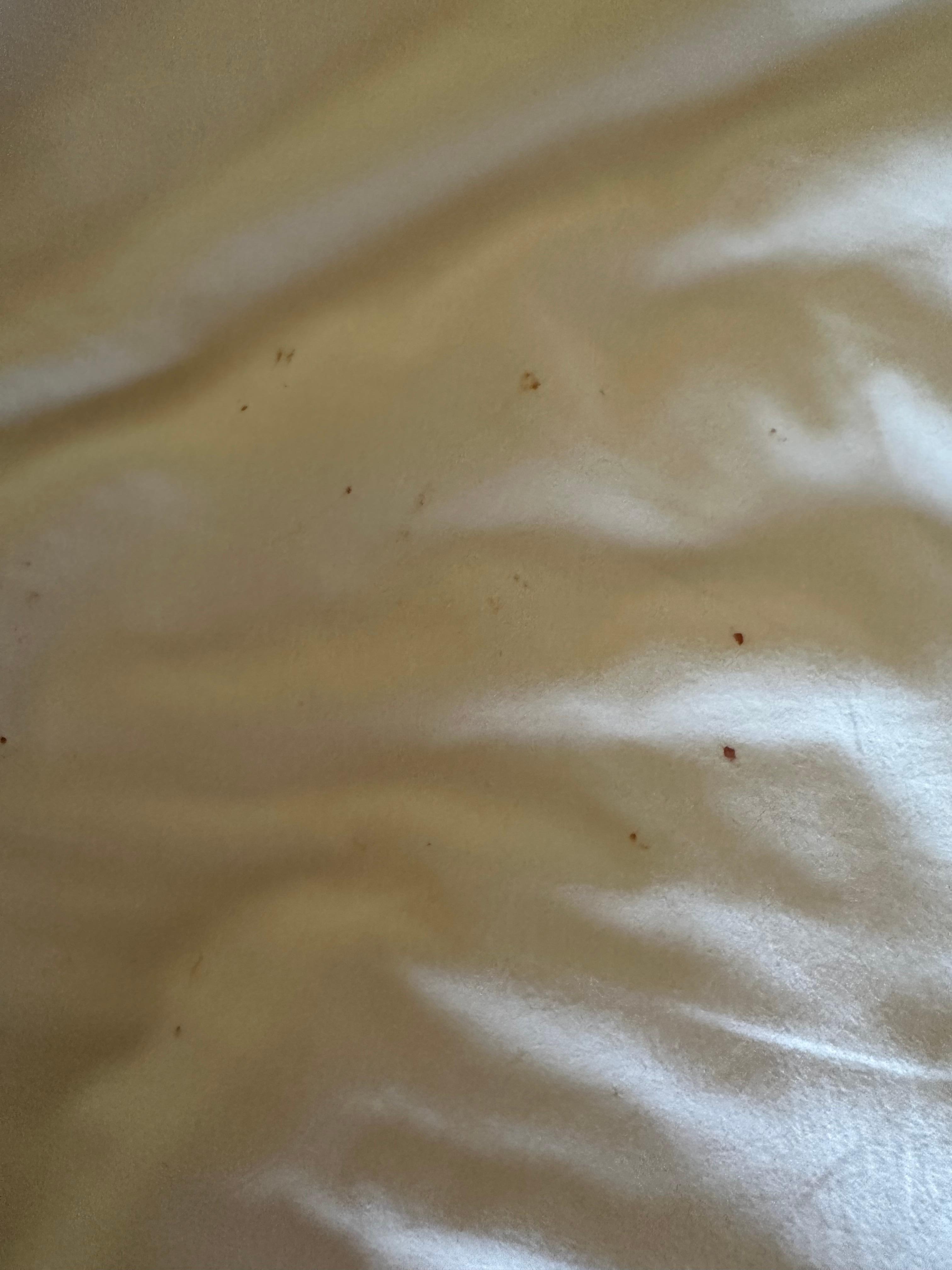 Spots on sheets