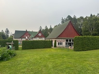 back of hotel