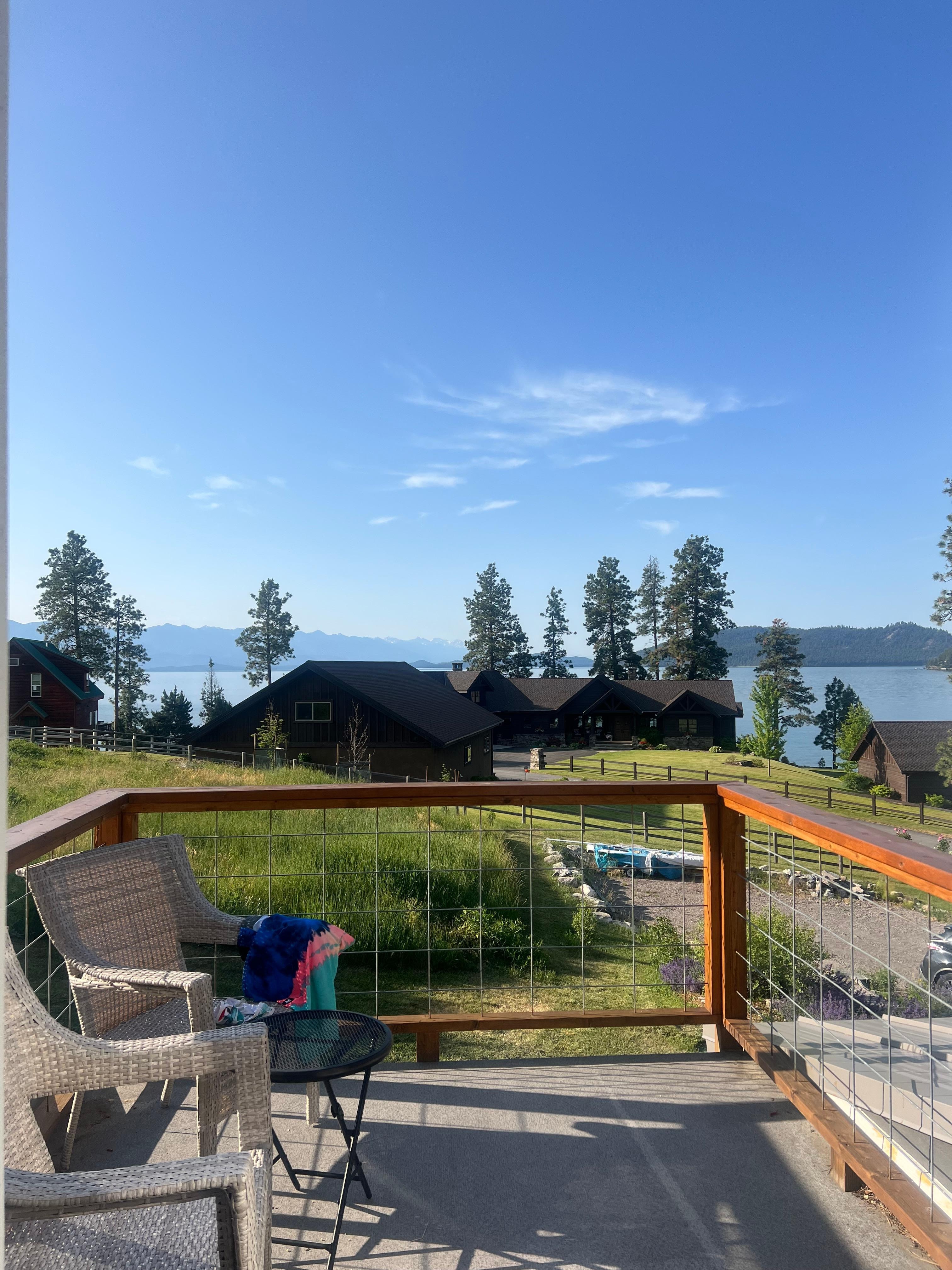 View off the upstairs balcony! :-)