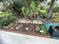I love the herbs grown right on property.