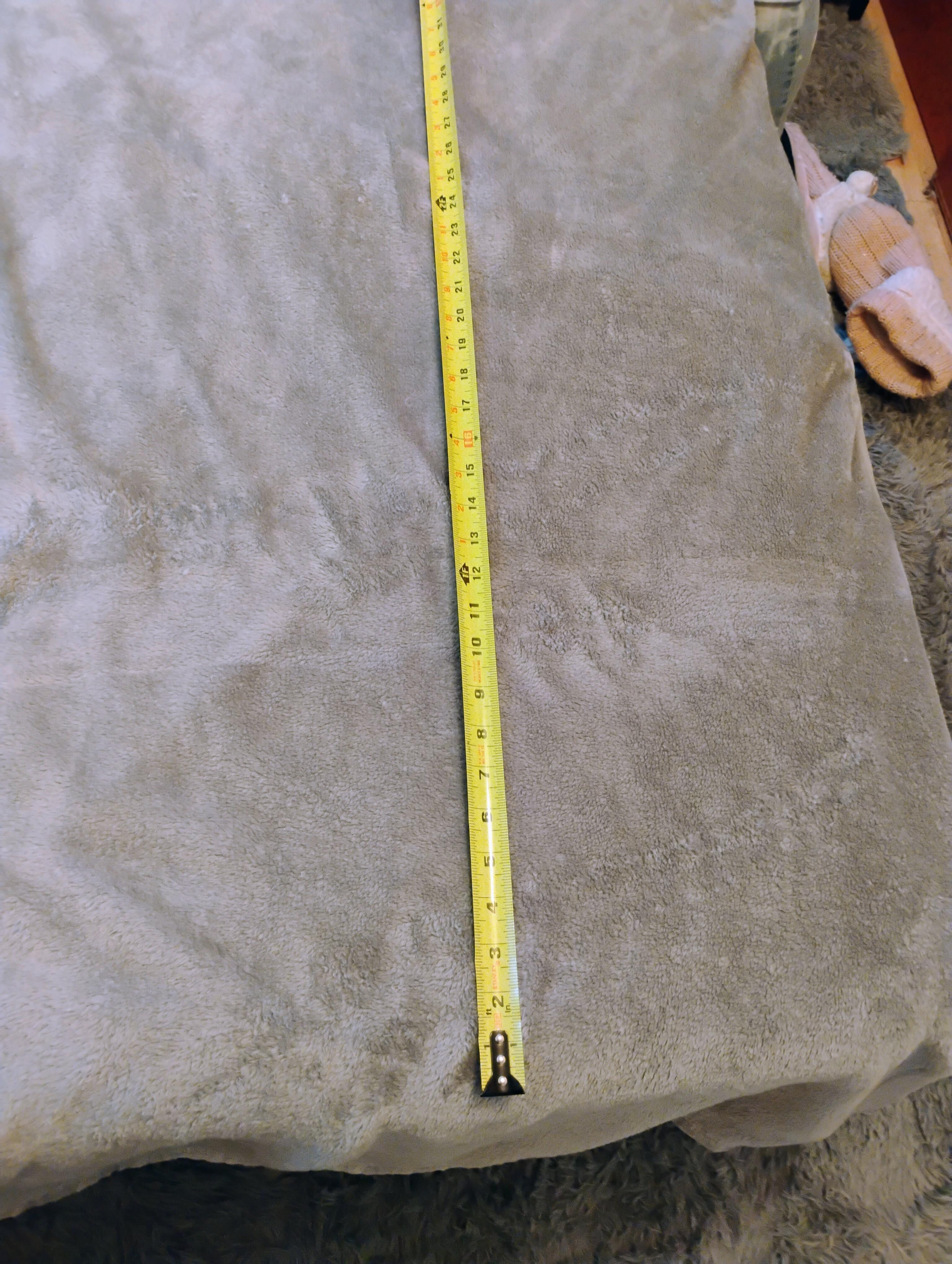 Measurements of "queen bed"