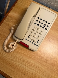 Couldn’t even use the phone,,   Tv never worked,  had troubles opening door ,  front desk only said”You have to play with it”