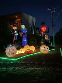 So well decorated for Halloween!