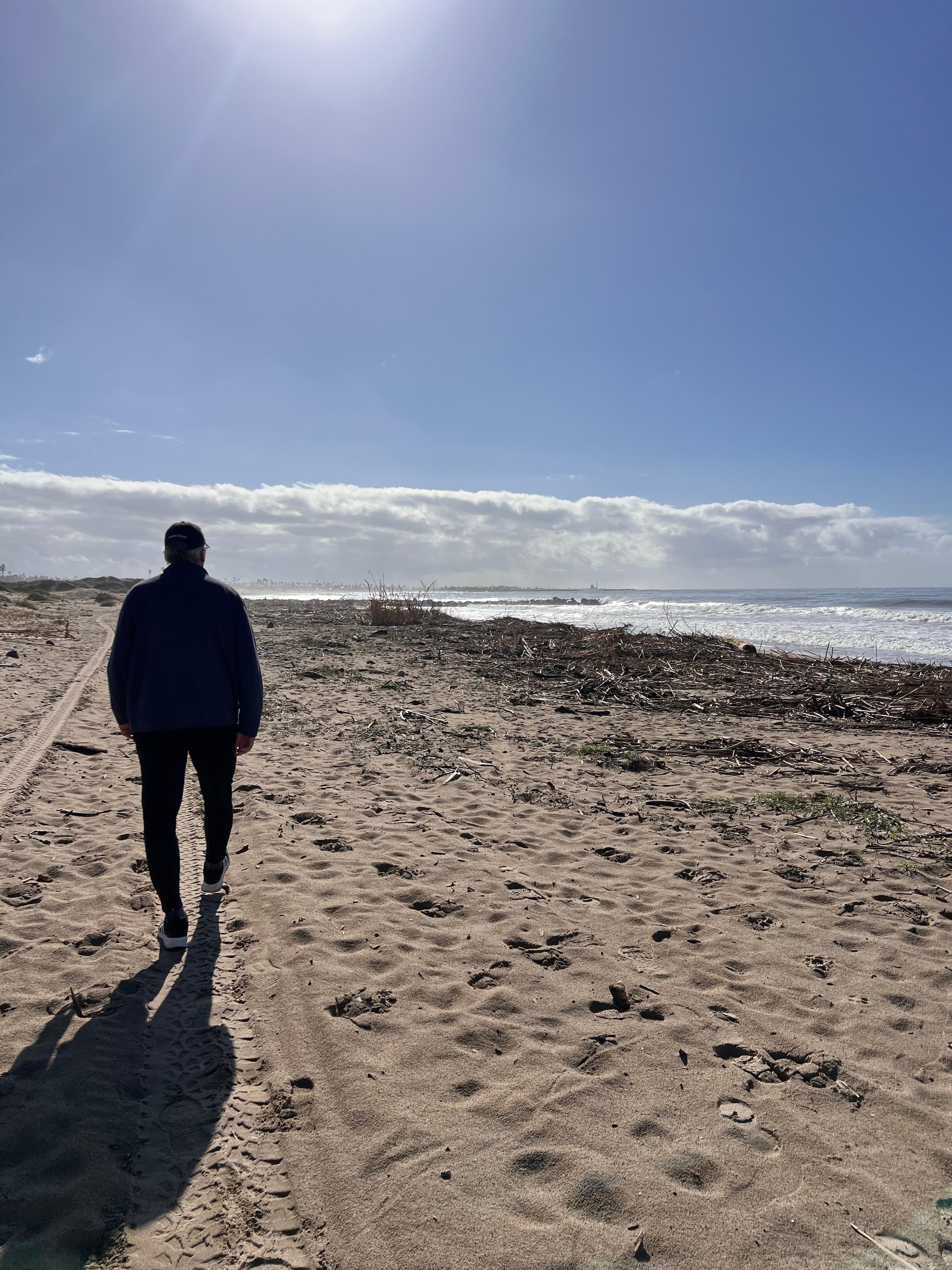 It’s impossible NOT to walk on the beach every day when it’s this close 