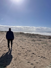 It’s impossible NOT to walk on the beach every day when it’s this close