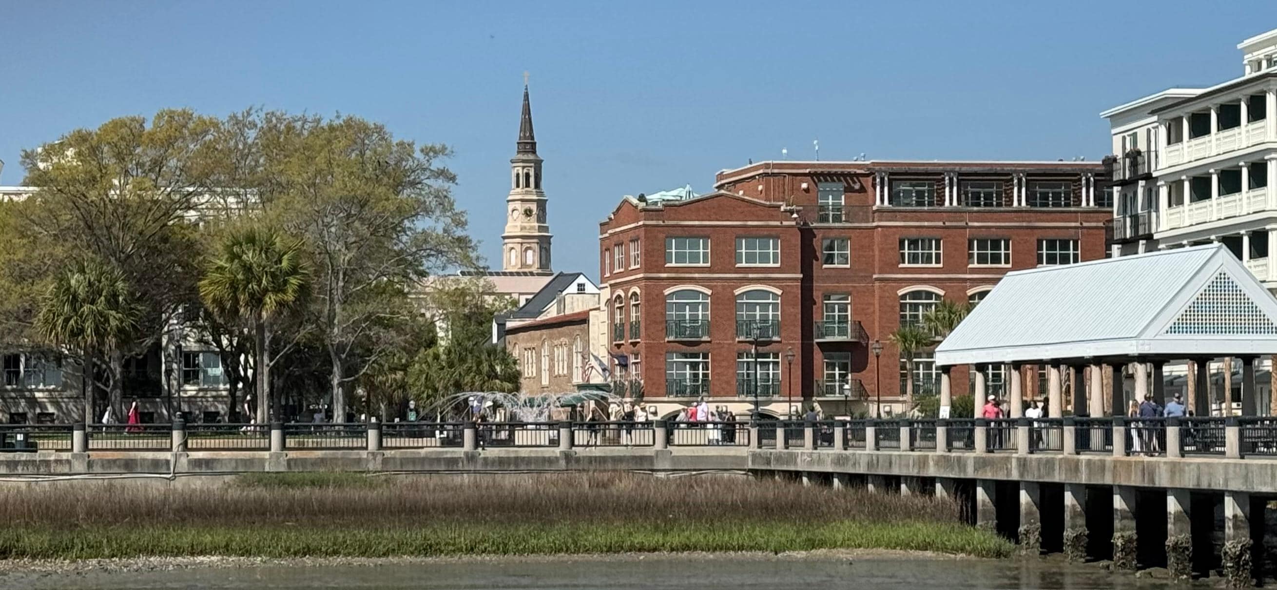 Taken from end of pier across street