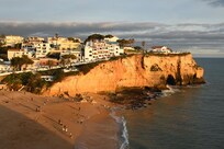 This is the view of the beach and part of the town 5 minutes from the front door.