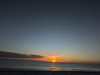 Sunset down on the beach.