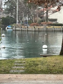 La vue en arrivant dans le logement