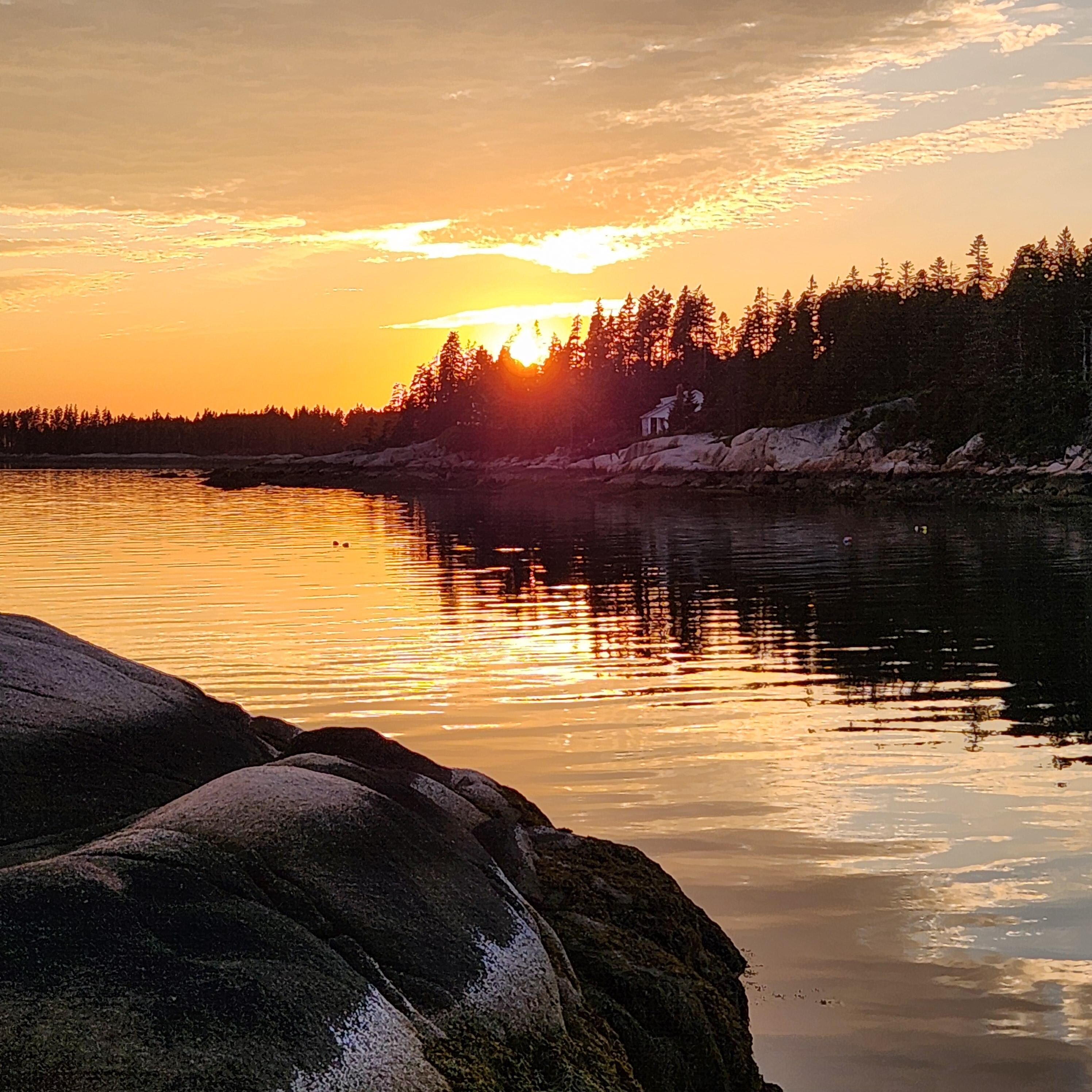 Sunset at Sand beach