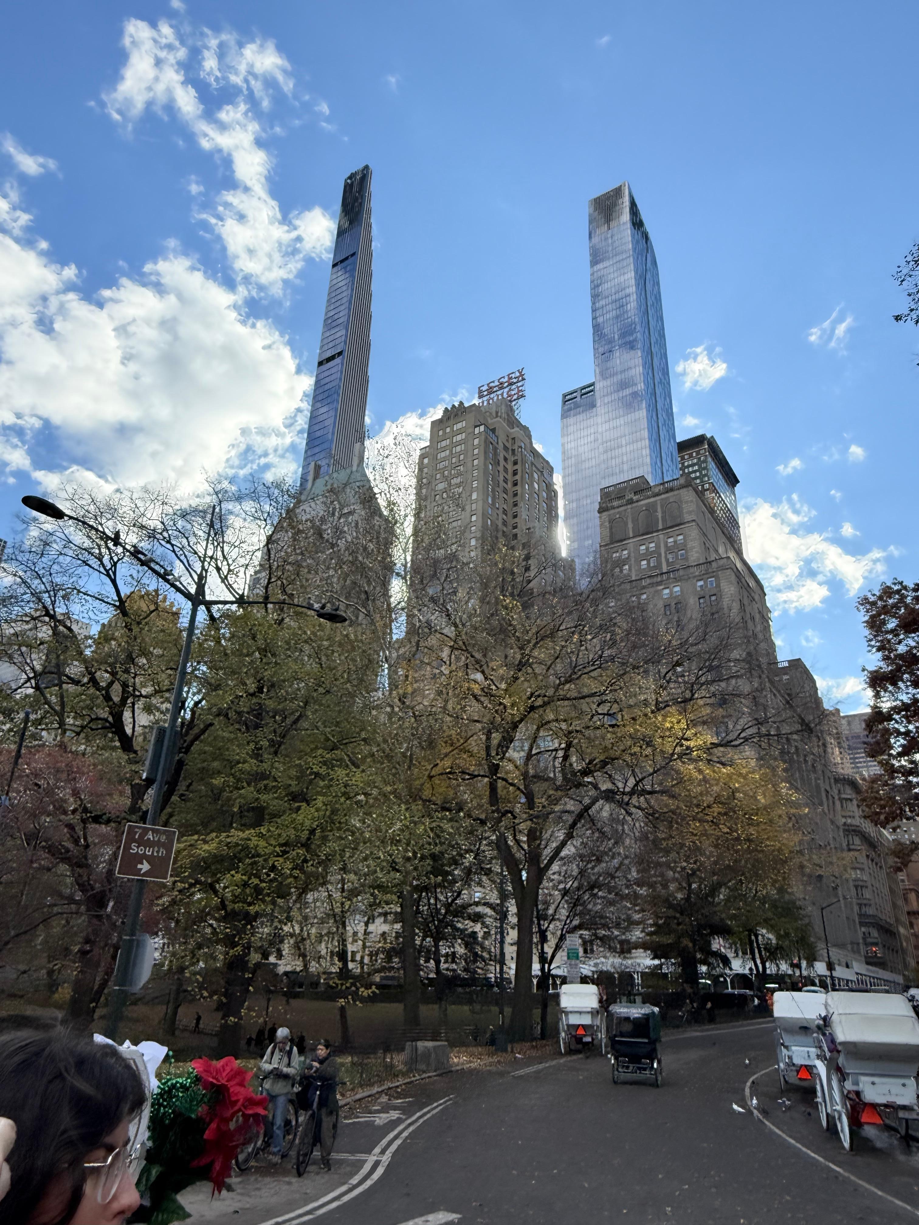 Exterior view from the park 