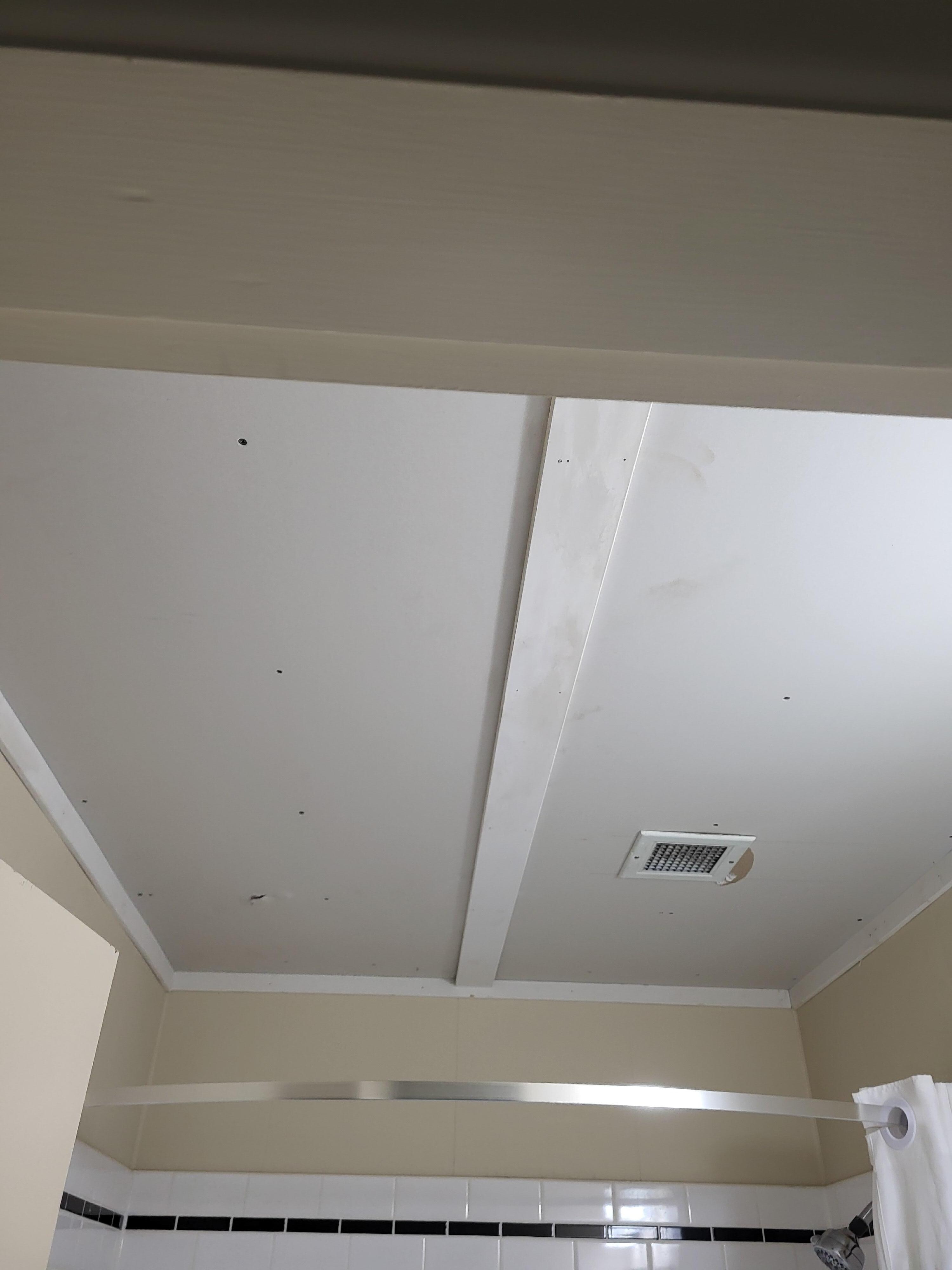 Bathroom ceiling 