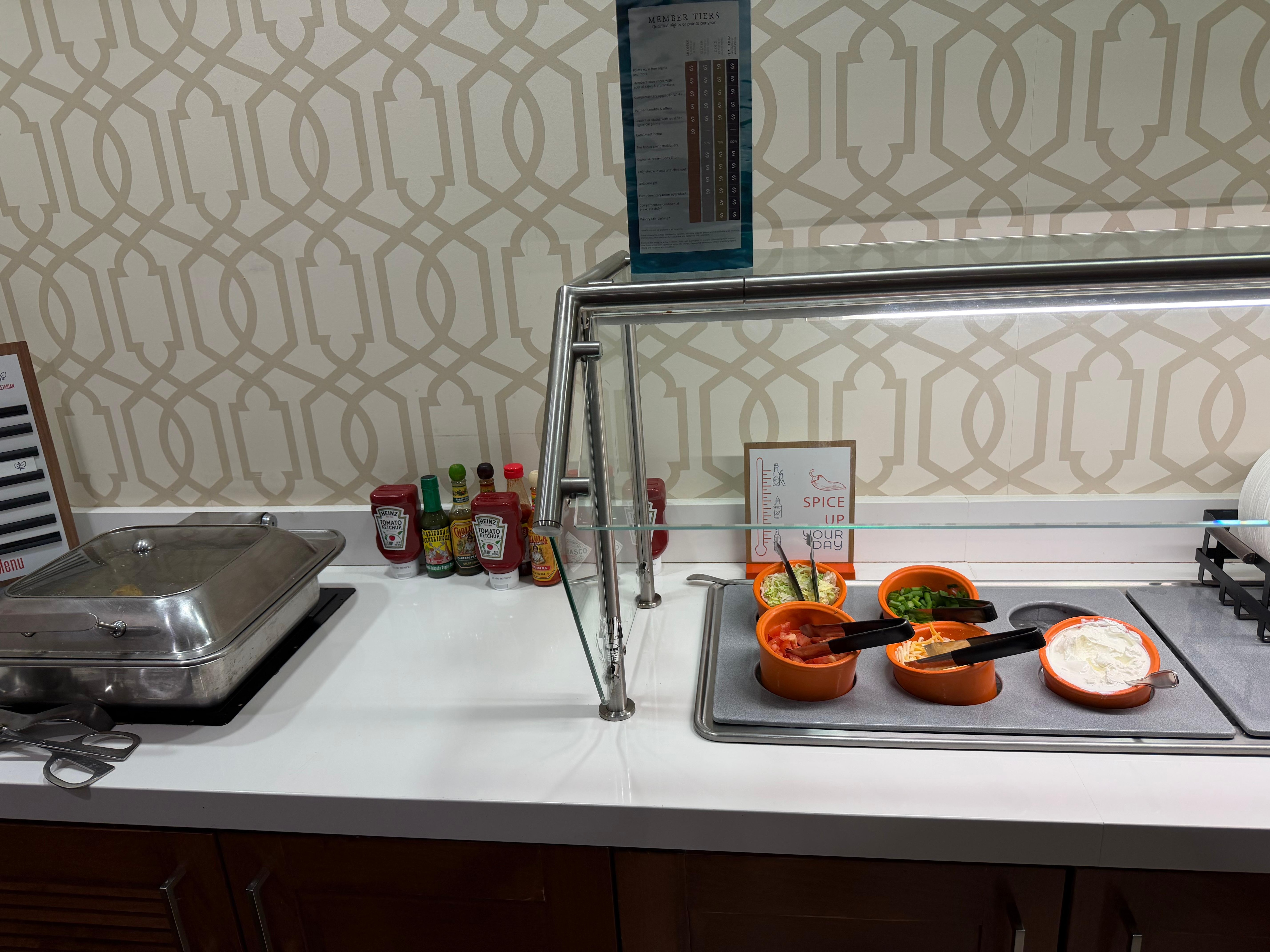 Small example of breakfast area