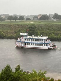 “Barefoot Queen”Riverboat from the Living Room Window