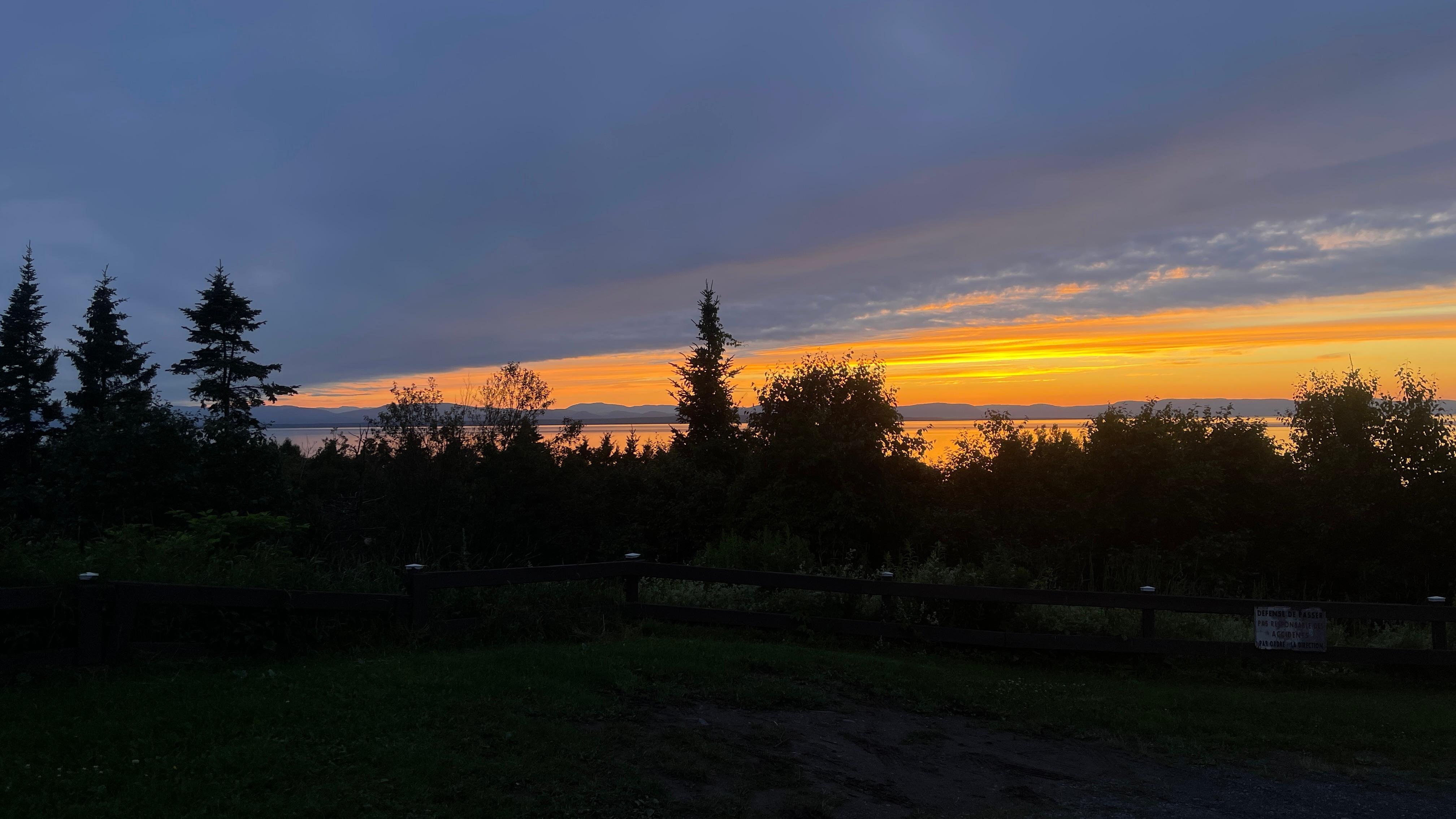 View from our rear porch 