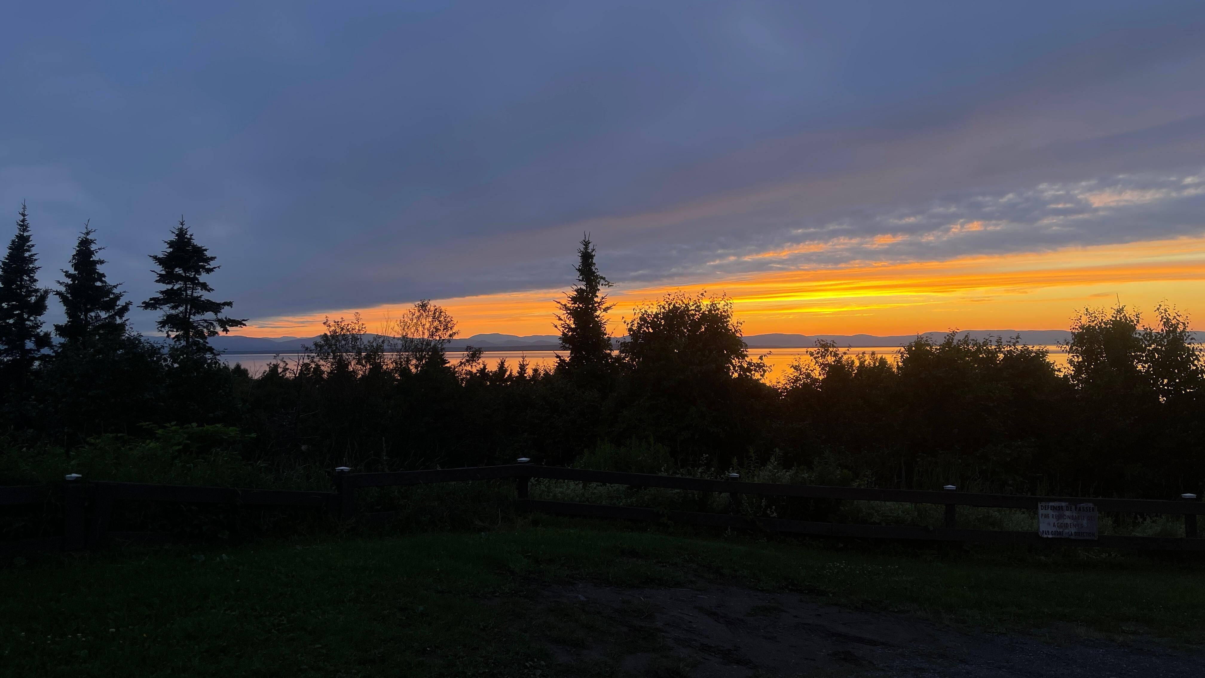 View from our rear porch 