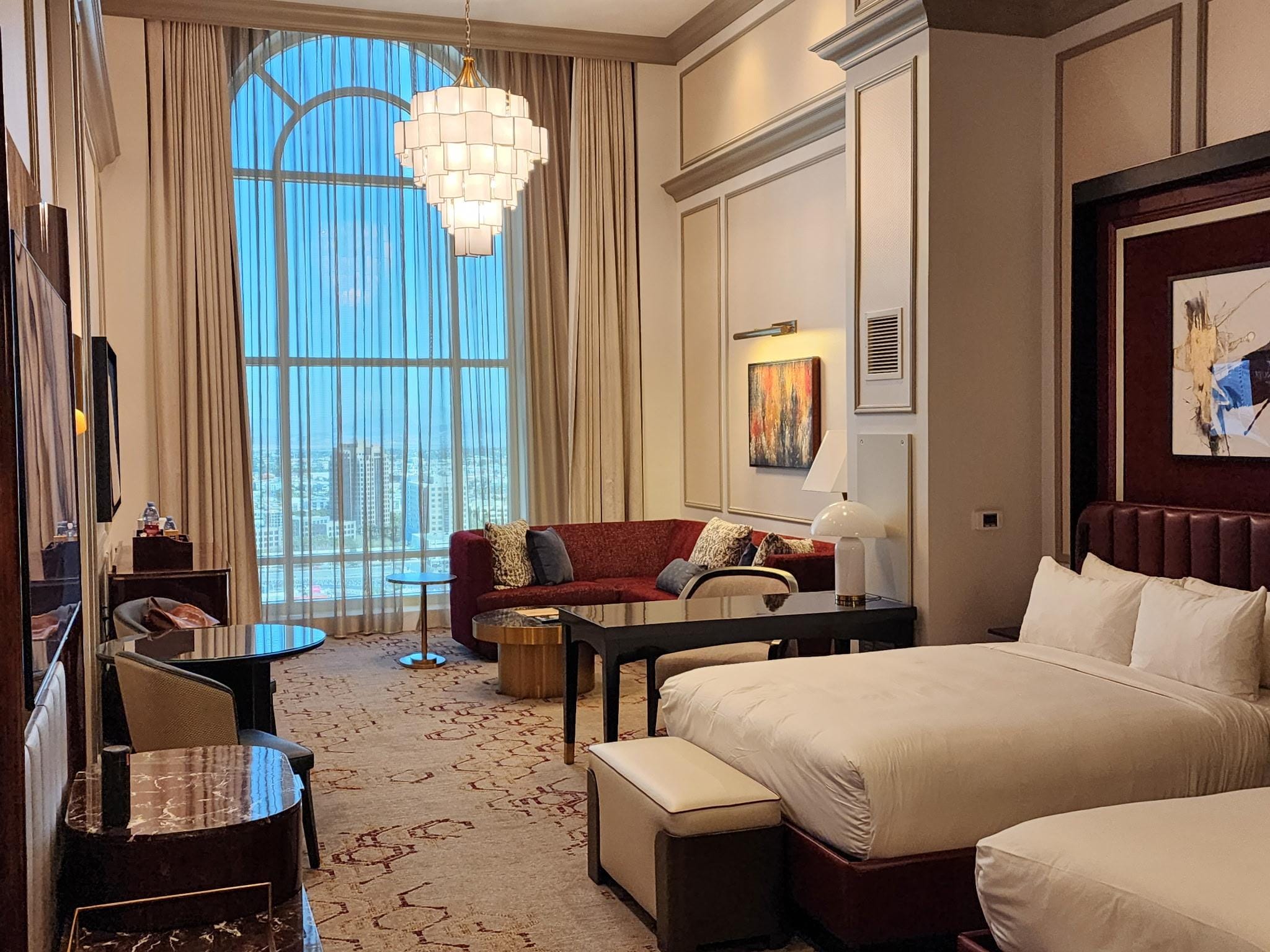 Our room with Vaulted ceilings 