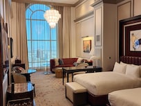 Our room with Vaulted ceilings