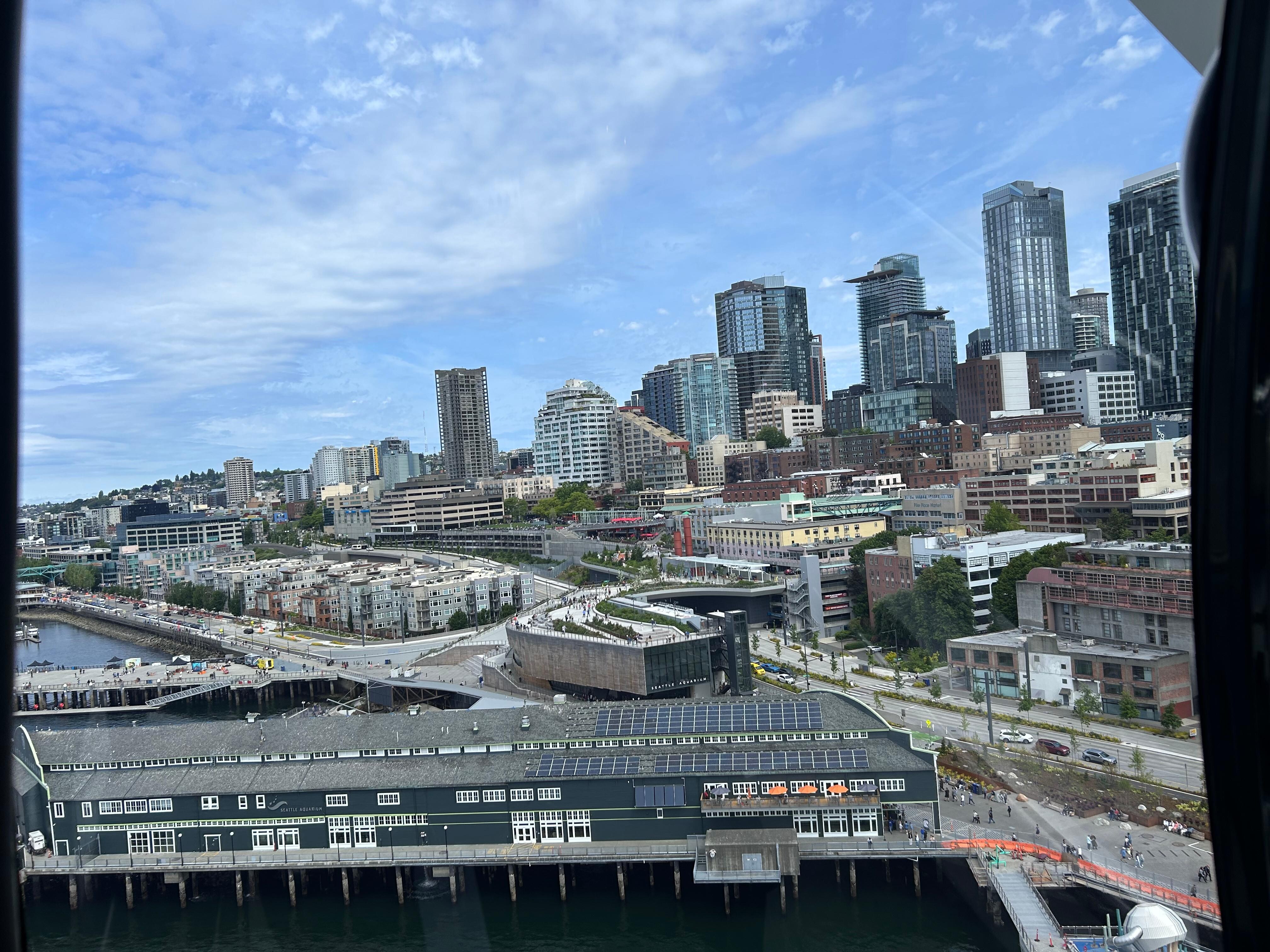 View of waterfront from the great wheel
