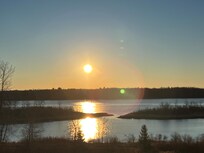 View from the living room window/deck.