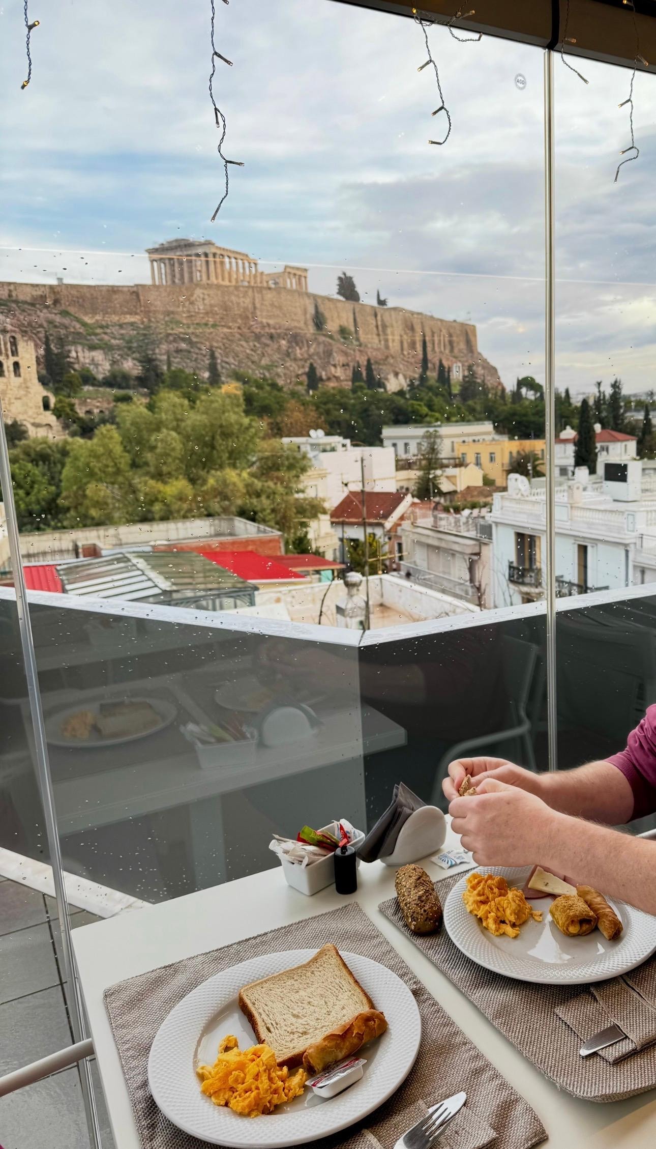 Terrasse du restaurant du buffet du petit déjeuner 