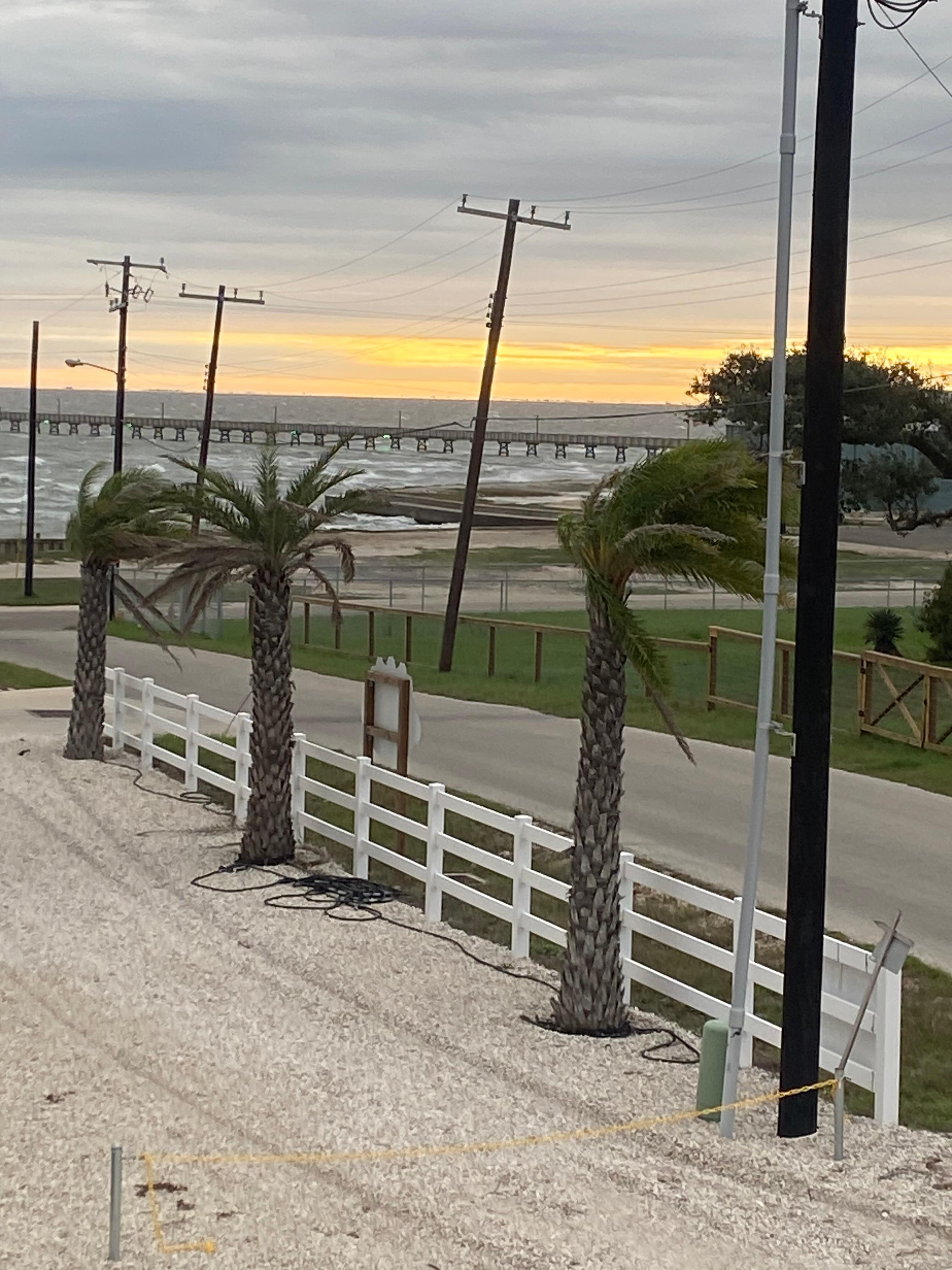 Cold front came through while we were there!