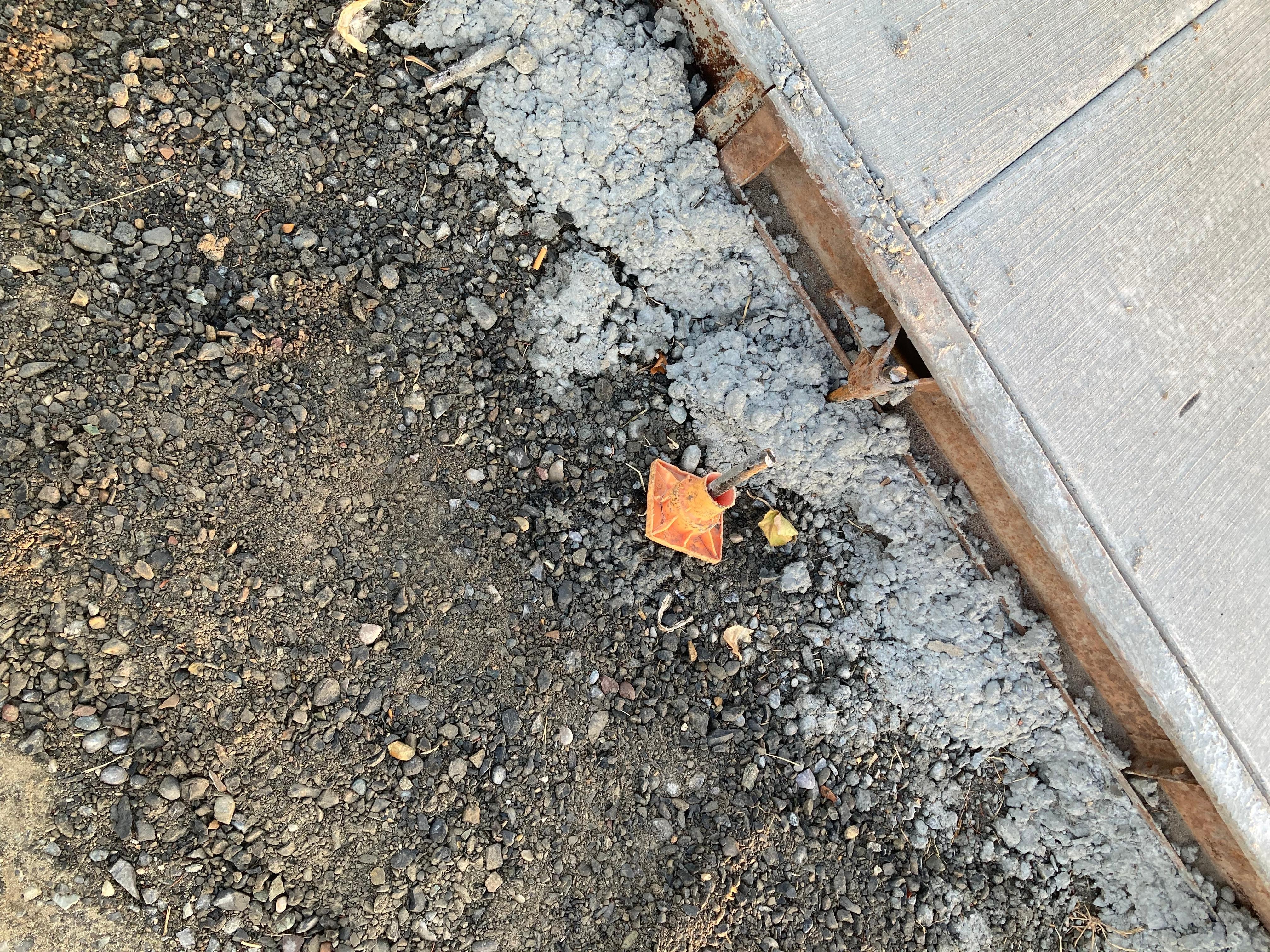 The driveway should be have been roped off. Our car was damaged diving in