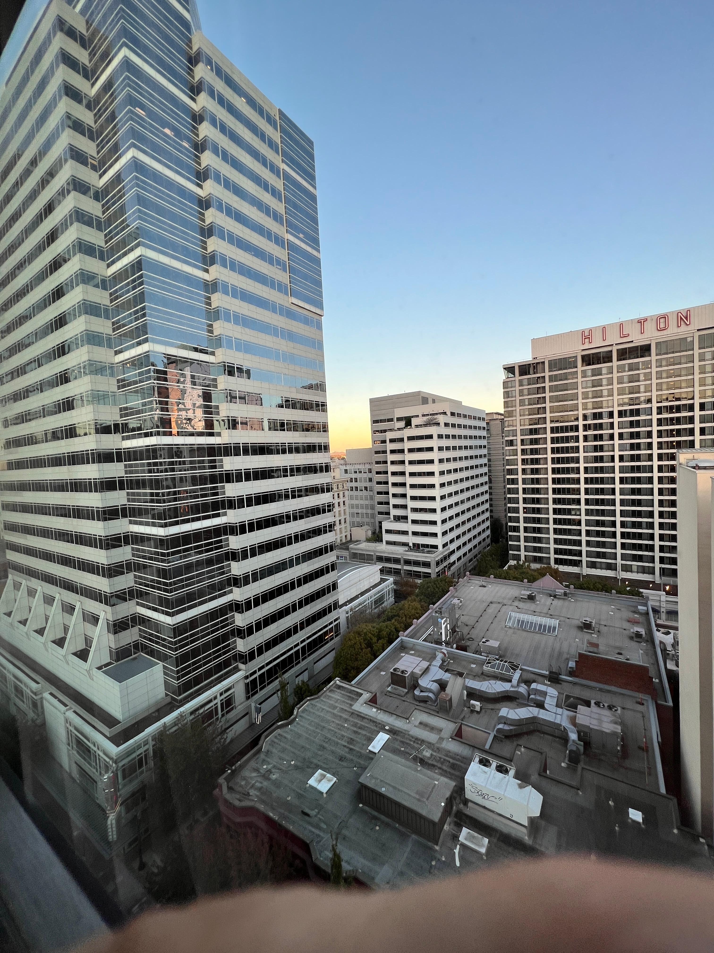 Great views from my room assignment on the 15th floor.  Thanks much!