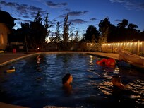 Night swimming!