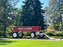 The real Wagon Flyer slide that inspired artwork in the Riverfront Park Apts