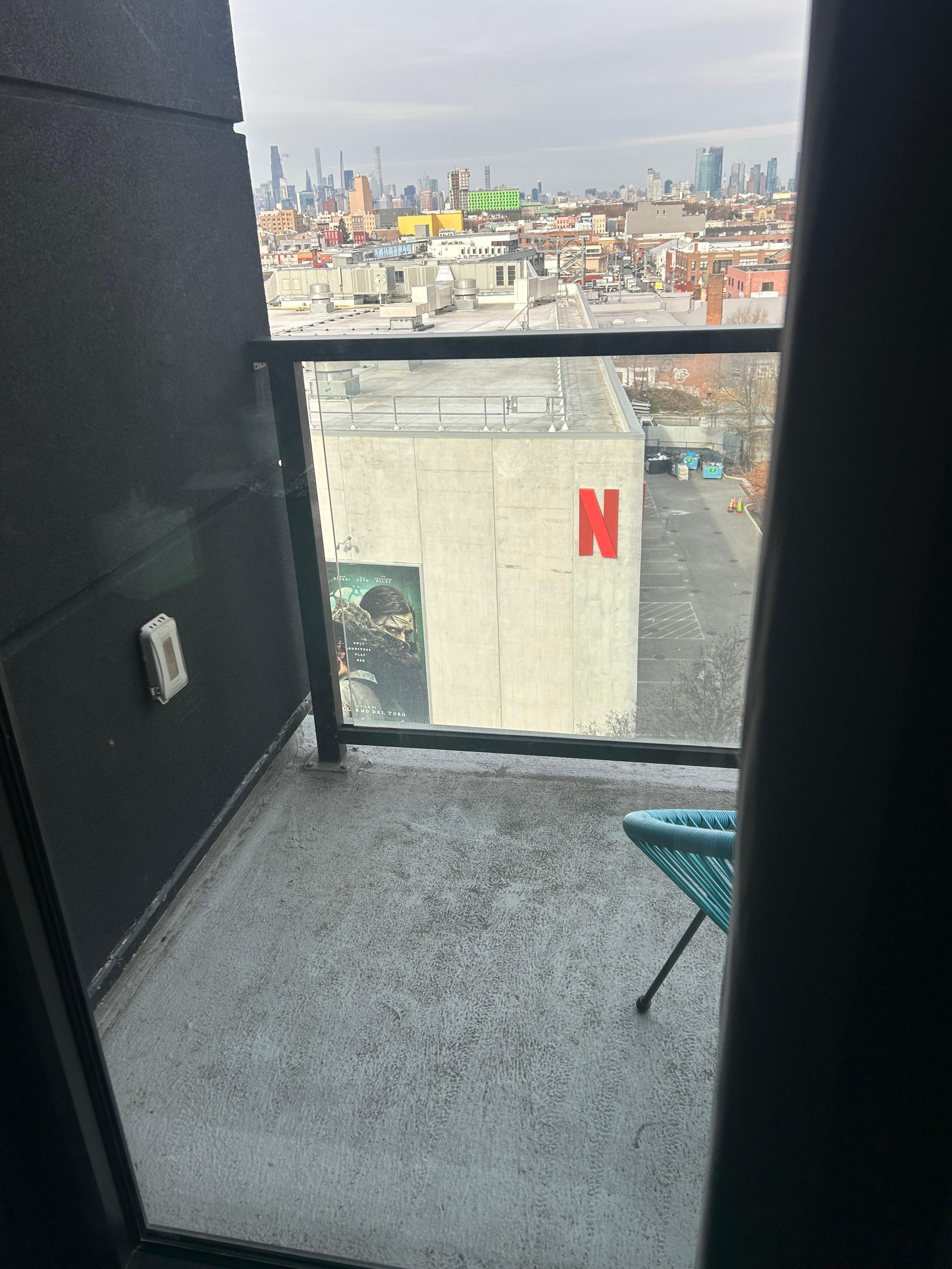 View of outside inside before balcony