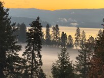Early morning view from deck