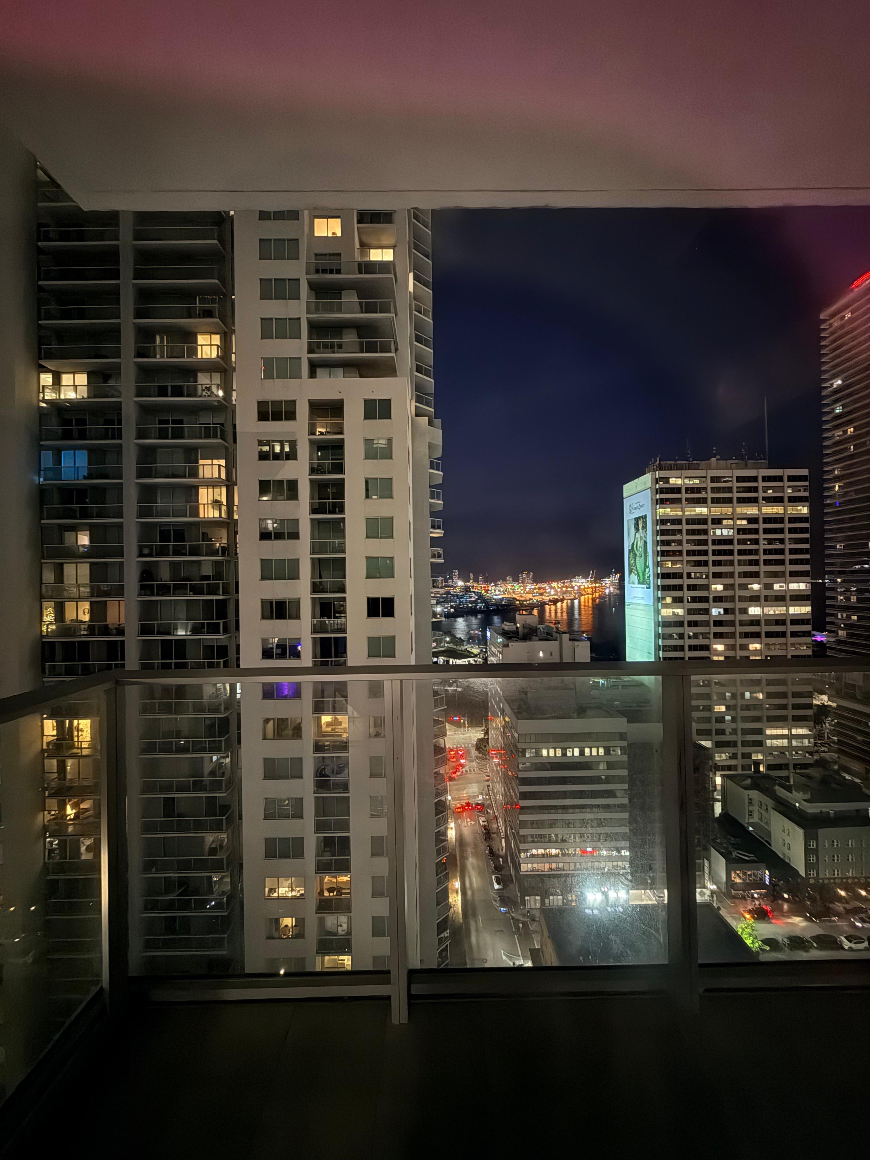 View from the balcony 