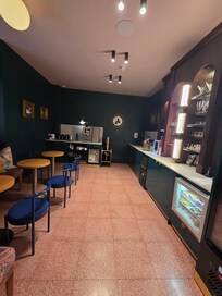 The honesty bar and coffee area has really good selection of wine liquor and snacks.