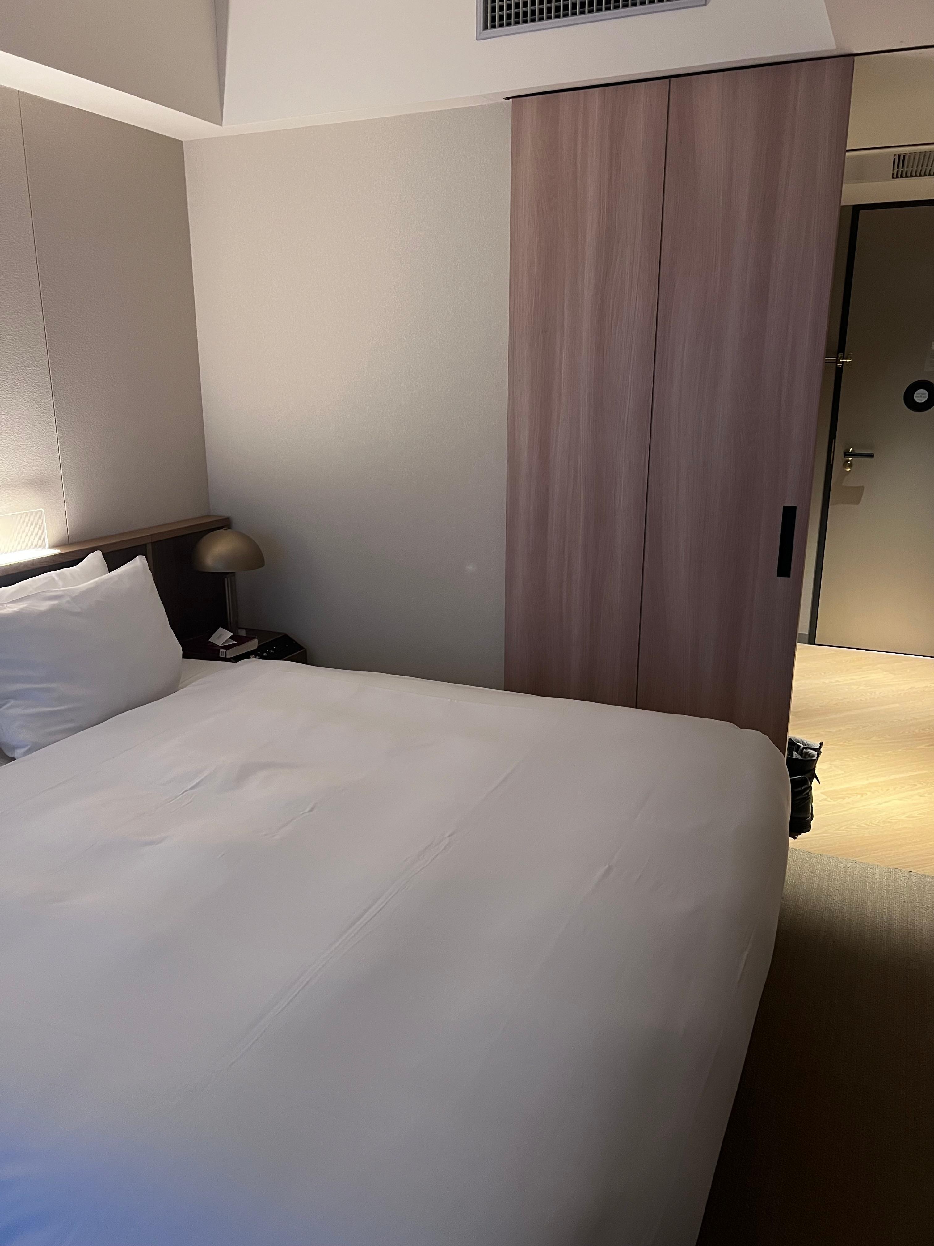 Superior room, no closets or storage available 