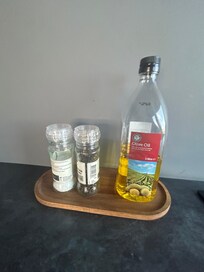Salt pepper and oil very useful