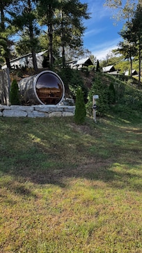 Sauna for use on the territory of Asheville cabins