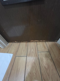Doors damaged