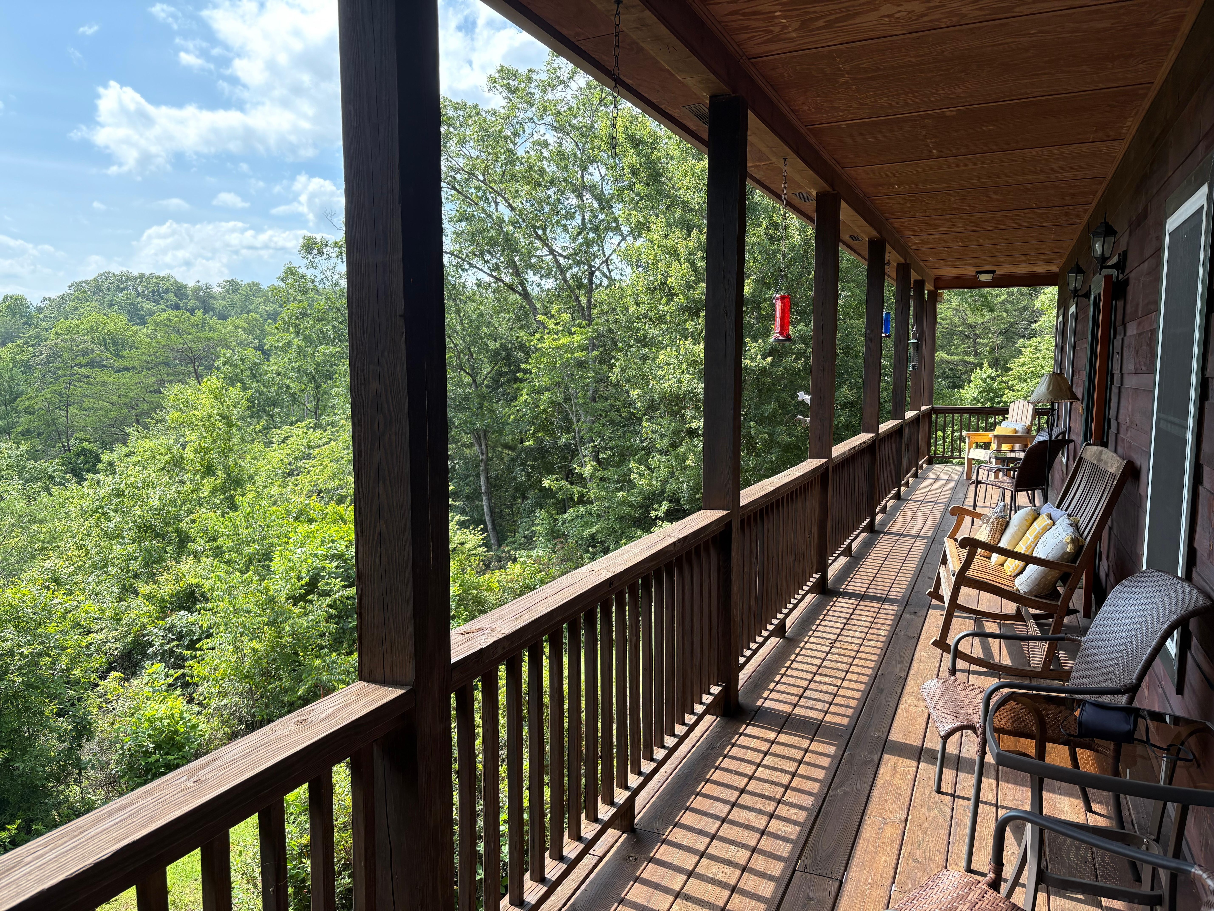 The back porch