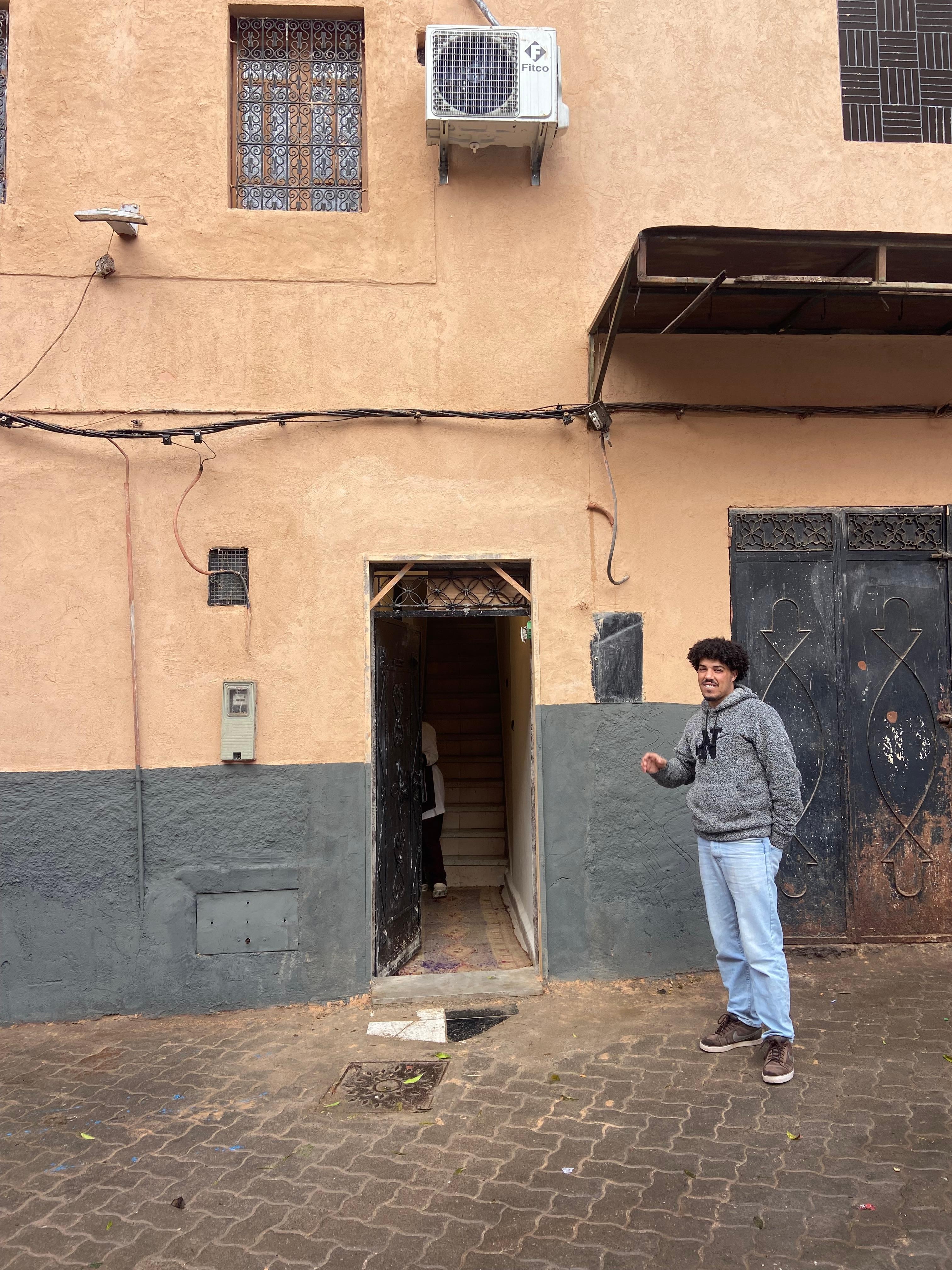 L’entrée de l’hôtel 