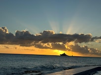 Sunset from the lower pool